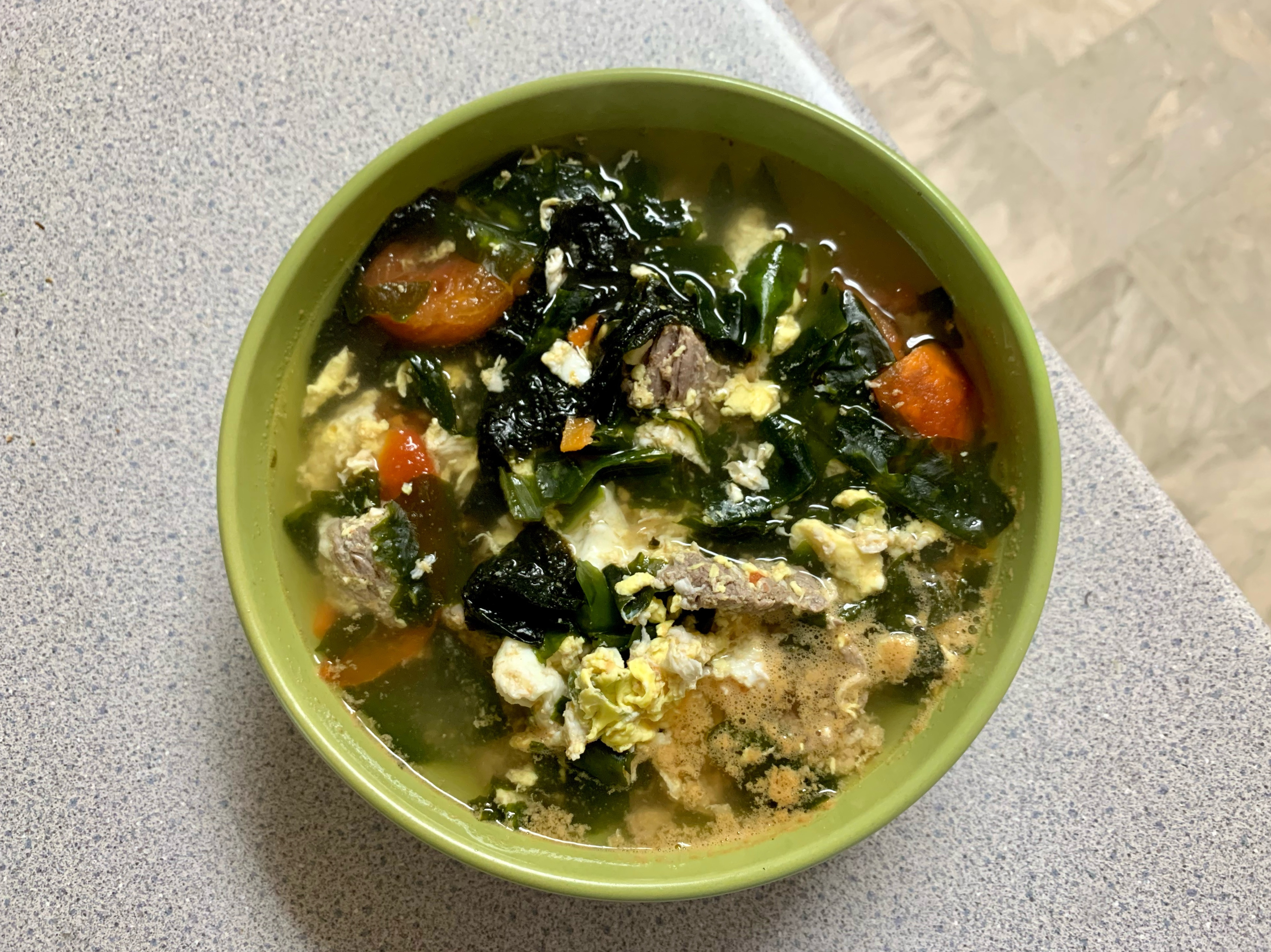 家常菜vlog：番茄牛腩+清炒时蔬+紫菜蛋花汤